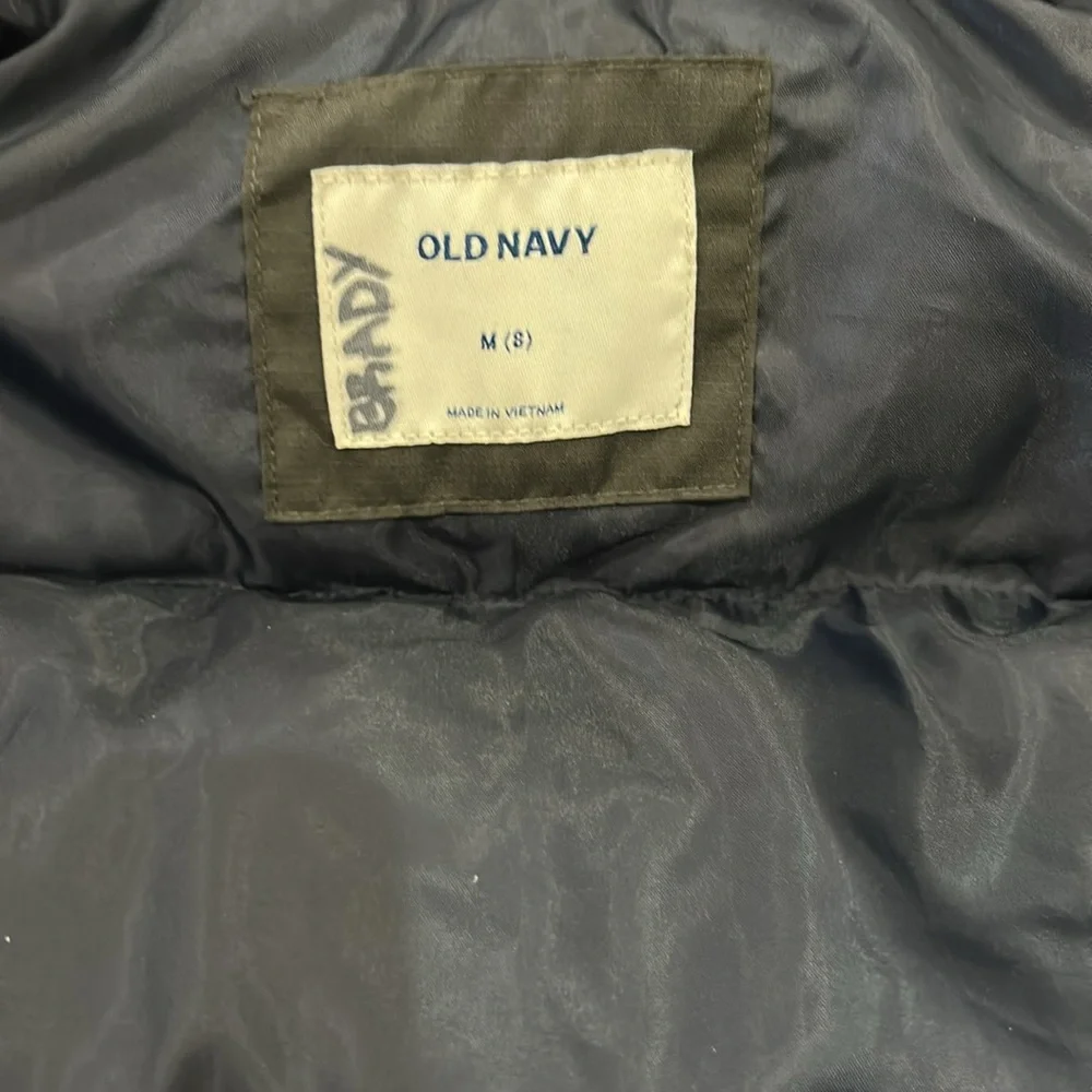 Boys Size M black winter coat from Old Navy